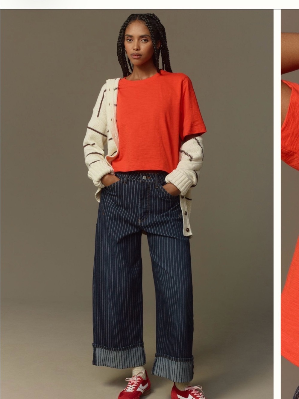 Maeve Boxy Cropped Tee